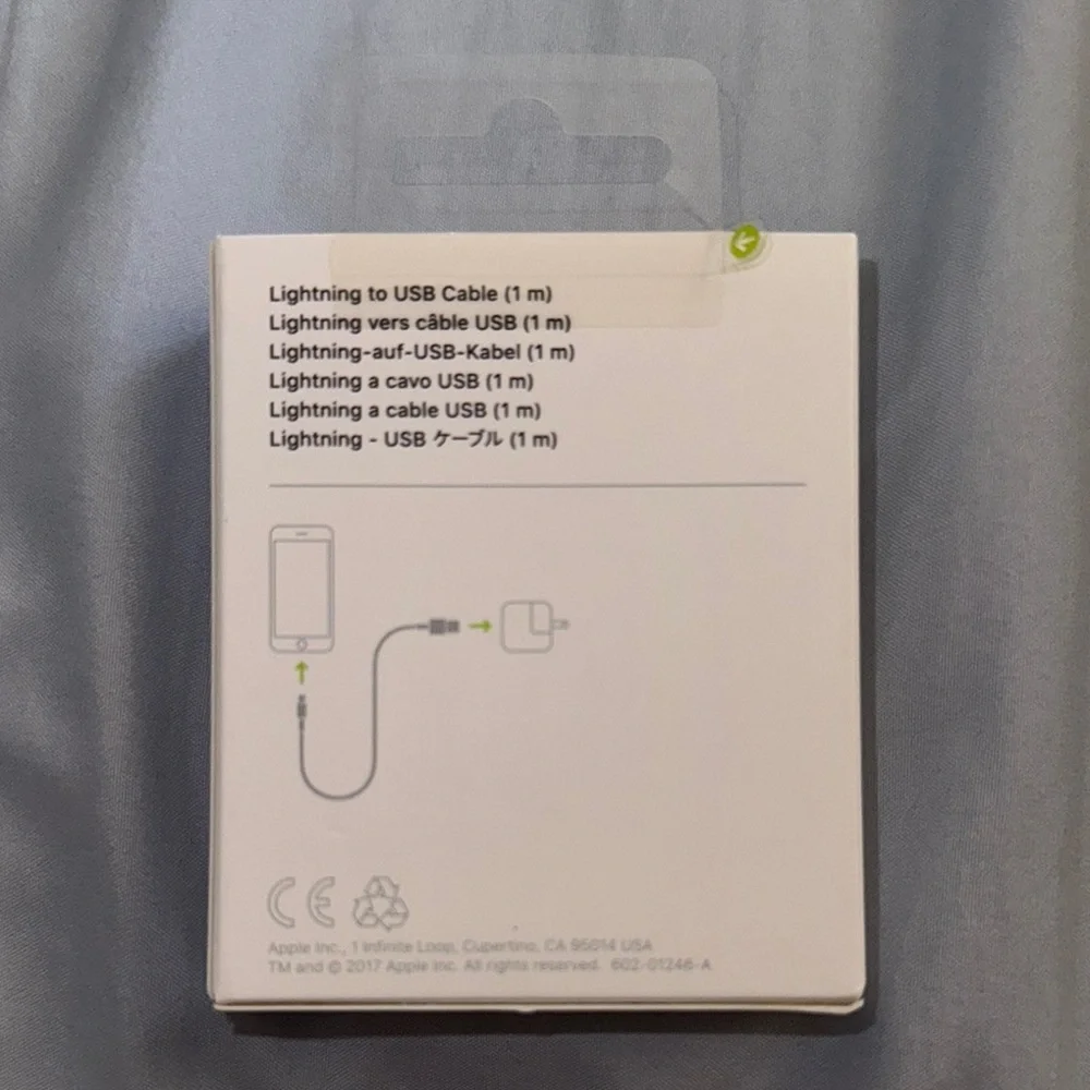Apple Lightning to USB Cable in White